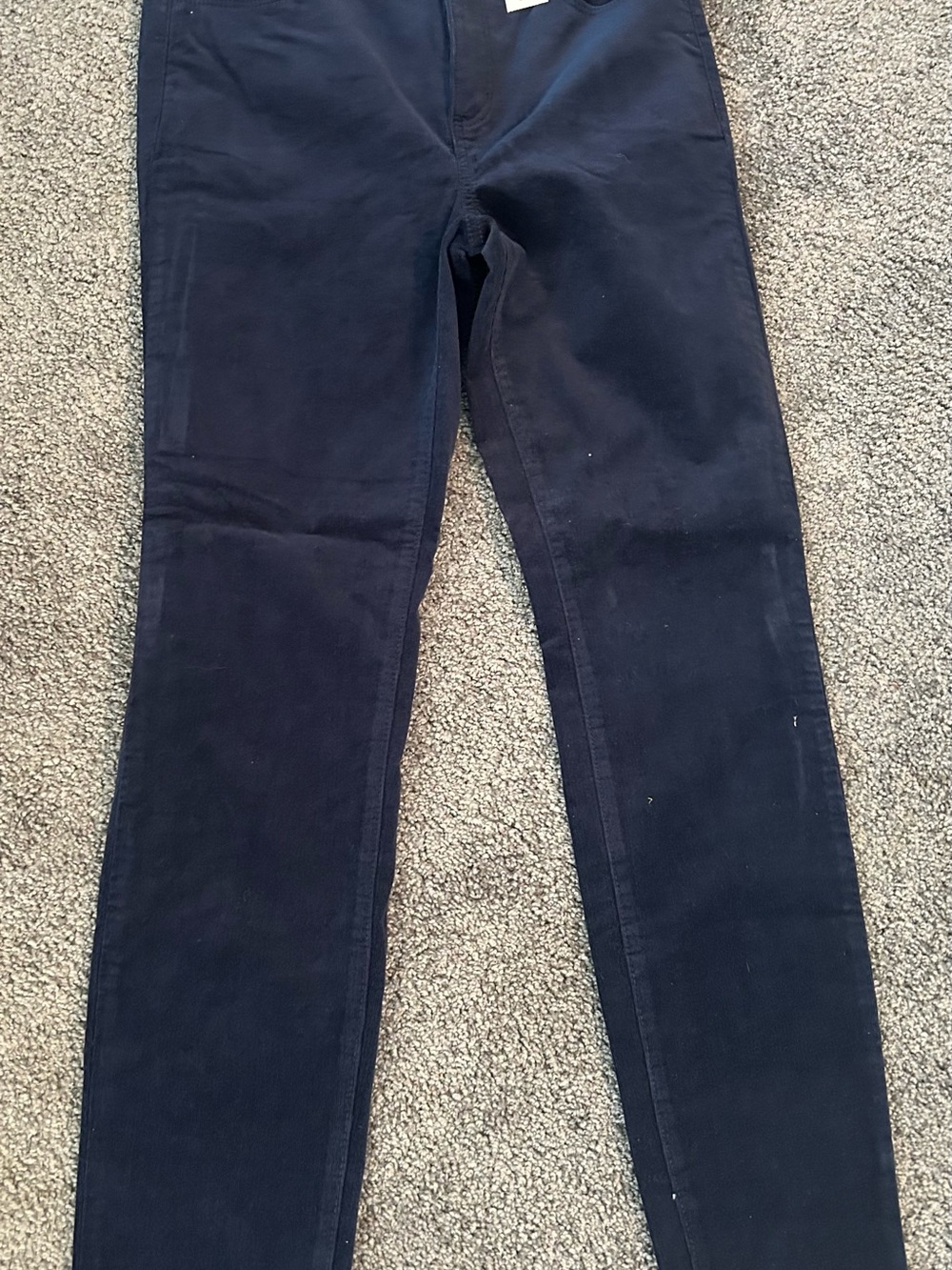 Loft brand Womens Navy Slim Fit crushed corduroy pants
